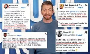 Oleada de mensajes de humoristas que denuncian 'llamadas' por chistes sobre Pablo Motos: 'En 'El Hormiguero' actúan como mafiosos'