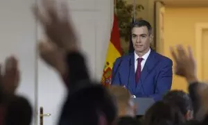 Pedro Sánchez en La Moncloa