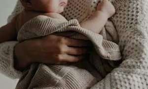 Sergio, el primer bebé de 2024 en Cantabria