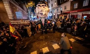 "Mejor que estén con piñatas en la calle que en Moncloa": la reflexión de Rufián sobre las protestas ultras en Ferraz