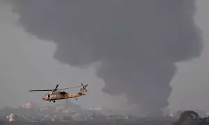 Helicóptero israelí