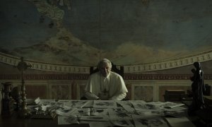 09/01/24. El actor Paolo Pierobon interpreta al Papa Pío IX (Vértigo Films)