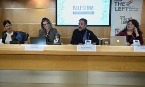 Virginia Pérez Alonso interviene en el acto "Palestina, el derecho a existir"