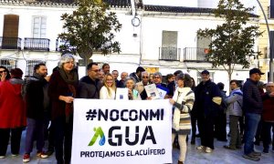 Vecinos de Coín, en contra del proyecto.