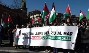 20/01/2024 - Manifestación propalestina Girona