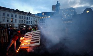 Protestas agricultores en Bruselas