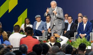 05/02/2023 El presidente brasileño Lula Da Silva junto con el videpresidente Geraldo Alckmin el 2 de febrero en Sao Paulo.