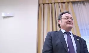 El fiscal general del Estado, Álvaro García Ortiz, durante la elección de la Vicepresidencia Primera de la Comisión de Justicia, en el Congreso de los Diputados, a 21 de diciembre de 2023