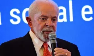 El presidente de Brasil, Lula da Silva, durante un acto en Brasilia, a 30 de enero de 2024.