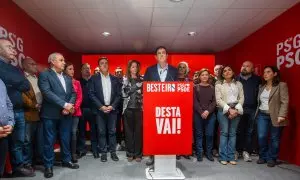 El 18F arrastra al PSOE gallego a su peor crisis en 15 años mientras afloran las críticas a Sánchez y Besteiro