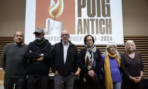 Roda de premsa de presentació de les jornades "Puig Antich, El compromís vigent 1974-2024" a la Model.