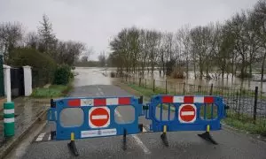 27 febrero de 2024. Desbordamiento de rios por lluvias en Vitoria