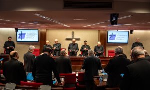 11/3/24 -Imagen de la 124ª Asamblea Plenaria de la Conferencia Episcopal Española, celebrada el pasado 4 de marzo de 2024, en Madrid.