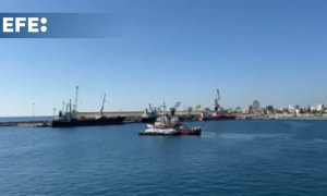 Zarpa de Chipre el barco español con ayuda humanitaria para Gaza