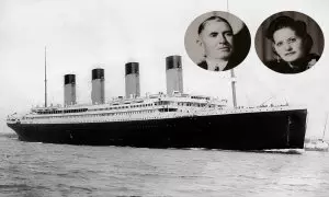 Julián Padró y Florentina Durán, dos de los supervivientes españoles del Titanic.