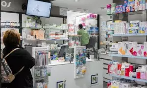 Foto de archivo de una farmacia de Guadalajara.