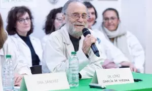 08/05/2024 El médico de familia jubilado de Benita de Ávila, Alfonso López García de Viedma, a 26 de enero de 2023.