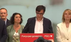 El PSC gana las elecciones en Cataluña con Puigdemont a la cabeza de un independentismo mermado