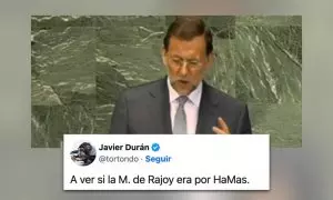 Las dos caras (duras) del PP y su problema con la coherencia: cuando Rajoy pedía 'dos Estados, el palestino y el israelí'