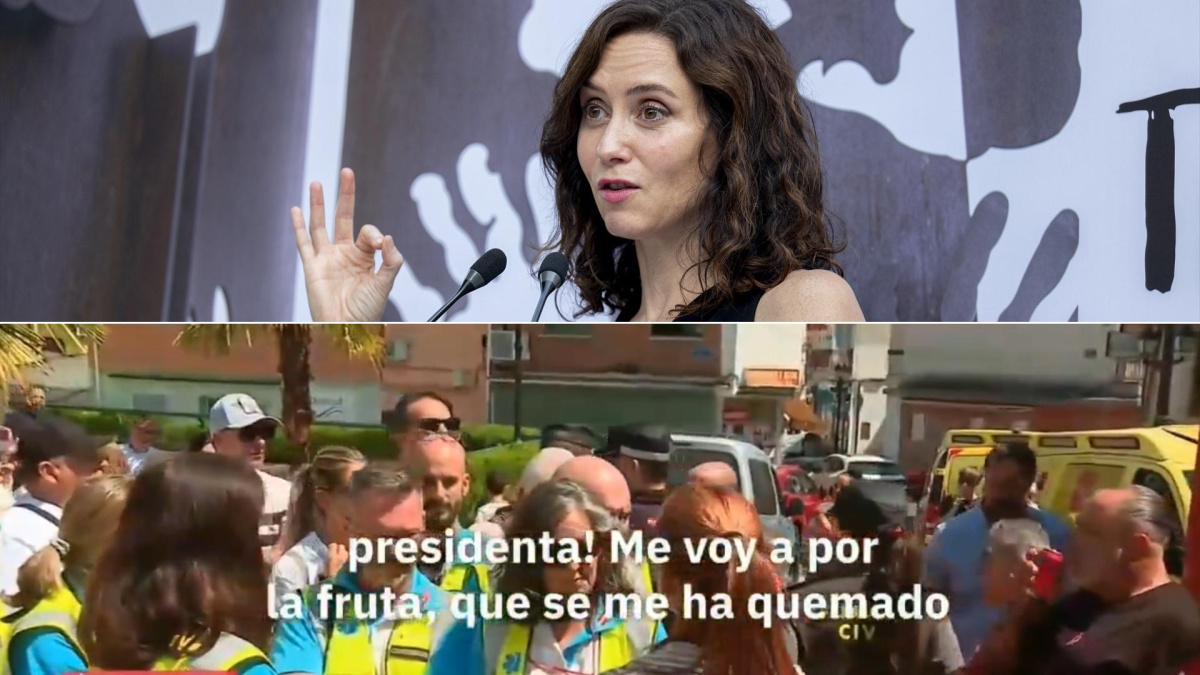 Un vecino afectado por los incendios confronta a Ayuso por su gestión y se lleva una ovación: "También me gusta la fruta, pero se me ha quemado"