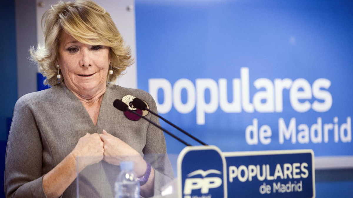 Esperanza Aguirre: "No me parecería mal que el PP se abstuviera para que gobernara el PSOE"