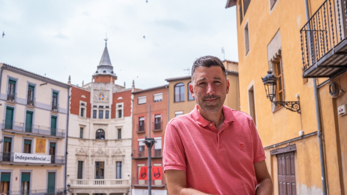 Ivan Sànchez, alcalde de Berga: 