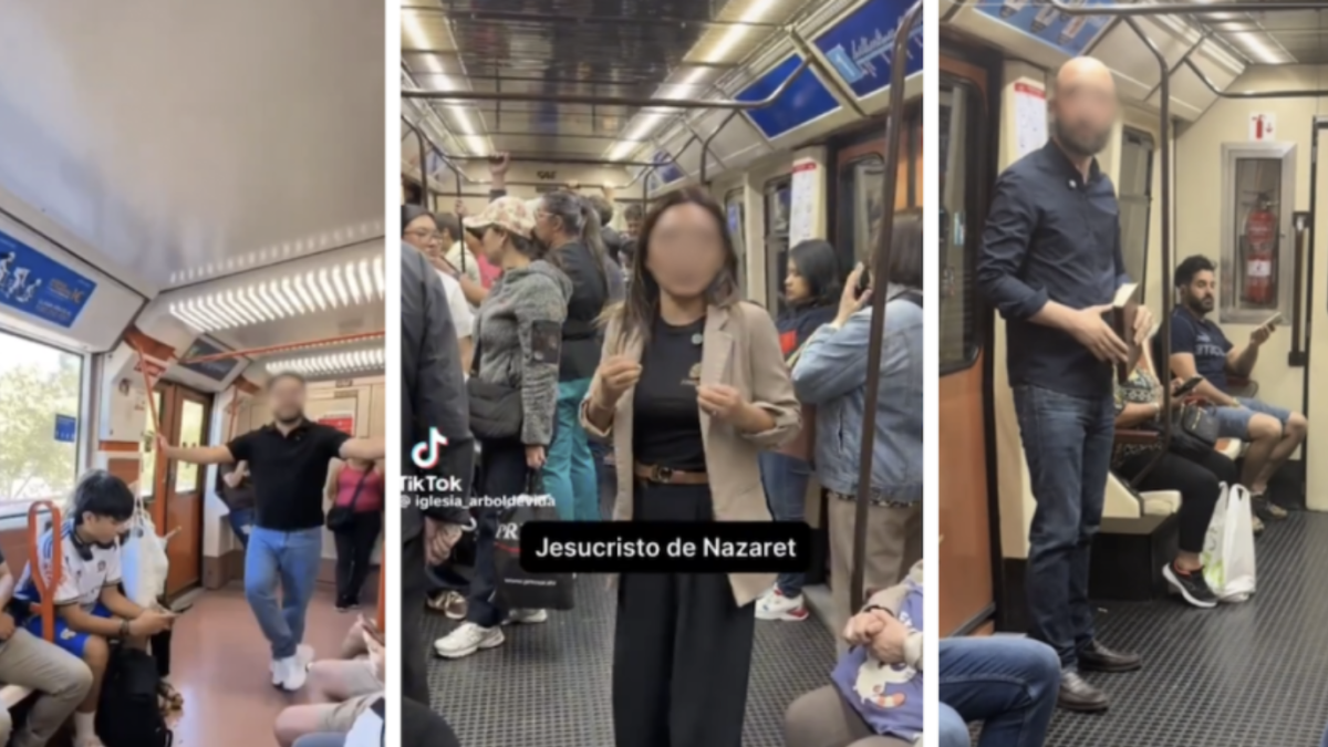 Predicadores en el metro: lo visten de 'buena fe' pero se siente como una agresión