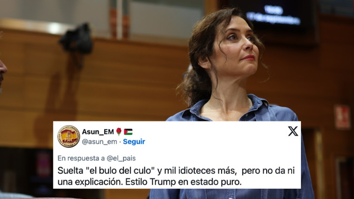"'El bulo del culo', 'chao, pescao'... te partes con ella salvo que estés en lista de espera": las redes analizan las (no) explicaciones de Ayuso en la Asamblea