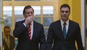 Pedro Sánchez acuerda con Mariano Rajoy mantener una vía directa de diálogo sobre Catalunya