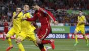 España sufre para ganar a Ucrania en el estreno goleador de Morata