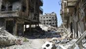 "La población en el campo de Yarmuk está siendo bombardeada por todos lados"
