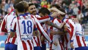 El Atlético fulmina a la Real en diez minutos