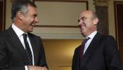 Guindos admite que "hay posibilidades" de que presida el Eurogrupo