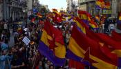 Madrid celebra el aniversario de la República: "Borbones, a las elecciones"