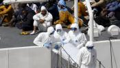 Detenidos dos de los supervivientes del barco naufragado en Libia por tráfico de personas