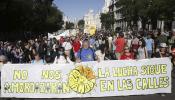 Marcha para celebrar el aniversario del 15-M