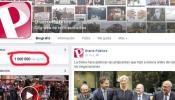 'Público' marca el millón de fans en Facebook y sigue siendo el diario más 'social' de Europa