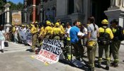 Las Brigadas de Refuerzo de Incendios Forestales inician una huelga indefinida