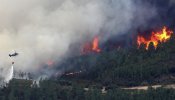 Un padre y su hijo de cinco años, ingresados graves por quemaduras en el incendio de la Sierra de Gata