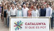 Catalunya Sí que es Pot incluye en su papeleta los logos de Podemos, ICV y EUiA para evitar las "sopas de siglas"