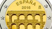 España conmemora el Acueducto de Segovia en las monedas de dos euros