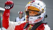 Vettel logra la primera 'pole' de Ferrari en tres años