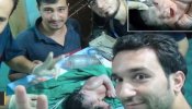 Amel, el bebé herido por metralla en Aleppo antes de nacer