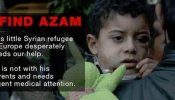 ONG y medios de comunicación se movilizan para encontrar a Azam, un niño refugiado con la mandíbula rota