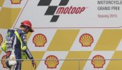 Tras derribar a Márquez, Rossi amenaza con no correr en Valencia
