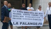 El Madrid asegura que “en ningún momento” quiso ofender a La Falange al prohibir su bandera en el Bernabeu