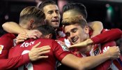 El Atlético gana pidiendo la hora y arrebata el segundo puesto al Madrid