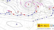 Alerta en 20 provincias a causa del viento, las lluvias y las olas este domingo