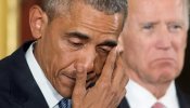 A Obama se le saltan las lágrimas al anunciar sus medidas contra "el 'lobby' de las armas" de fuego