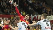 Los 'hispanos' debutan con victoria frente a Alemania en el Europeo de balonmano